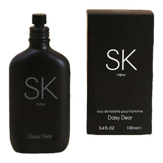 3.4fl.oz Black Bottle Perfume for Men & Women - Long-Lasting Floral & Fruity Scent with Rose & Berry Notes, Formaldehyde-Free, Elegant Glass Bottle with Metallic Cap, Perfect for Casual Attire & Special Occasions, Ideal Holiday Gift