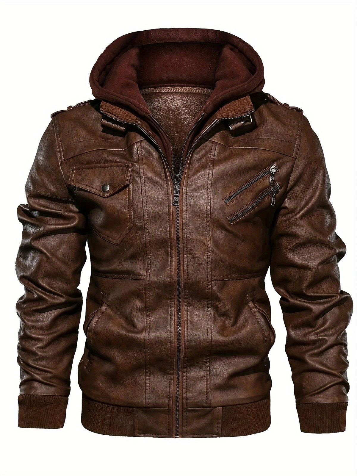 Men's Premium Jacket - Hooded, Zip-Up, Long Sleeve with Pockets | Stylish & Durable for Fall & Winter | Casual Streetwear for Men