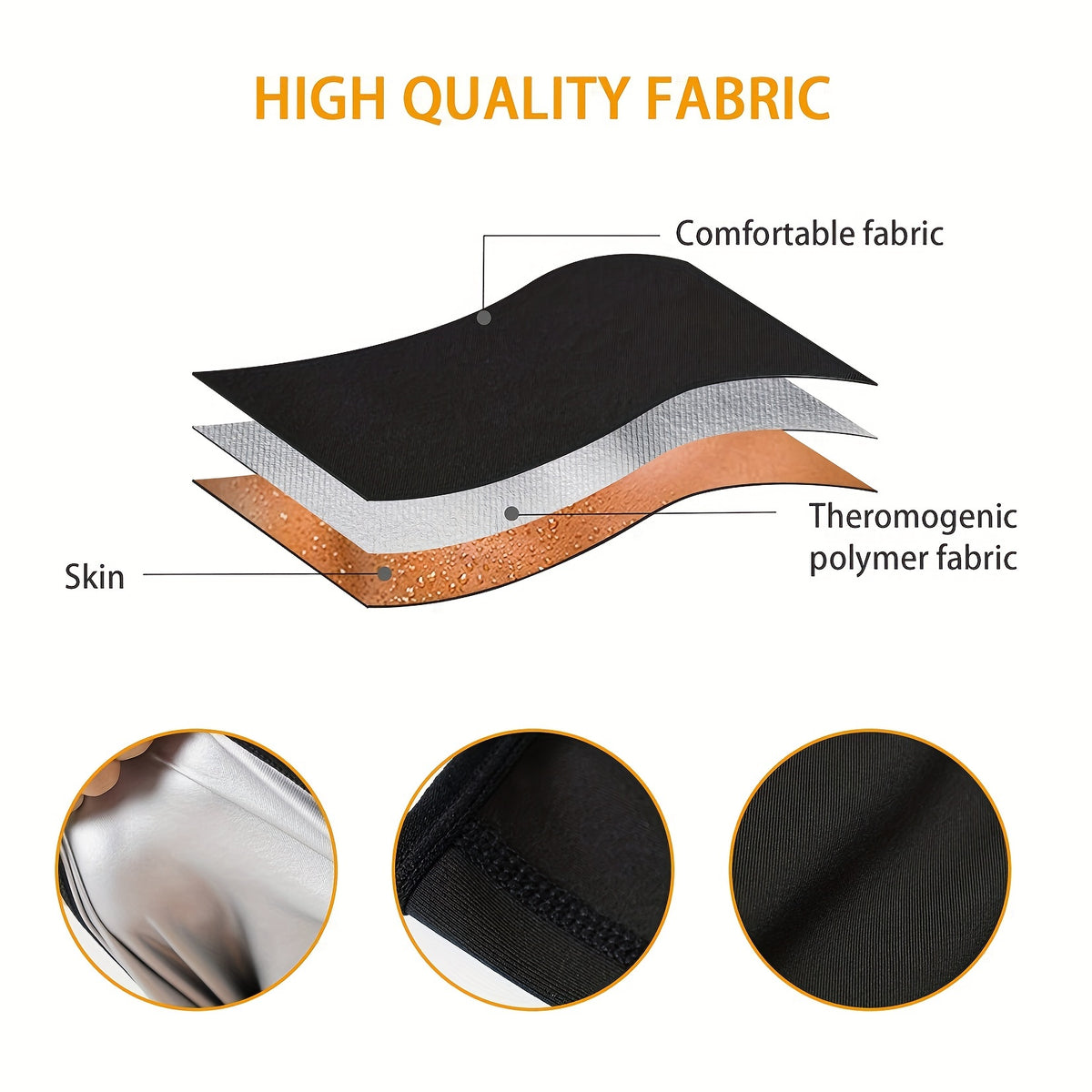 Sports Waist Trainer for Men with Non-Neoprene Sauna Belt