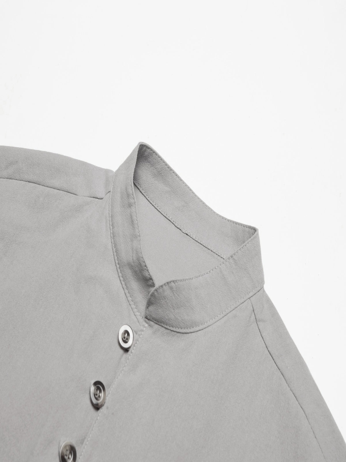 Retro Style Men's Casual Solid Long Sleeve Shirt, Men's Clothes For Spring Summer Autumn, Tops For Men