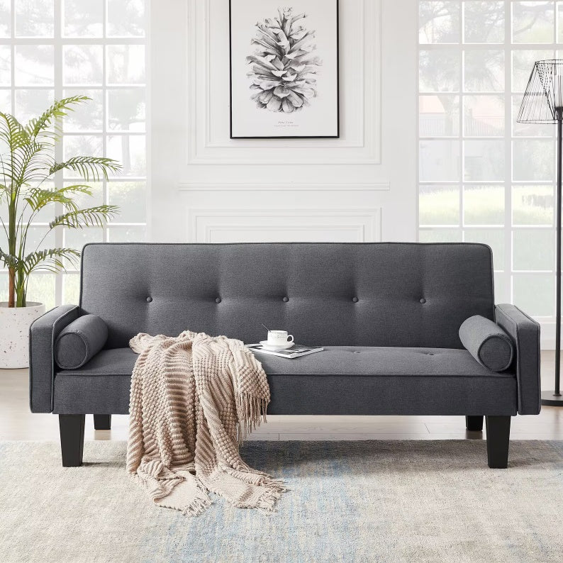 Fabric Sofa, Medieval Love Seat Sofa Furniture, With Pillows, Living