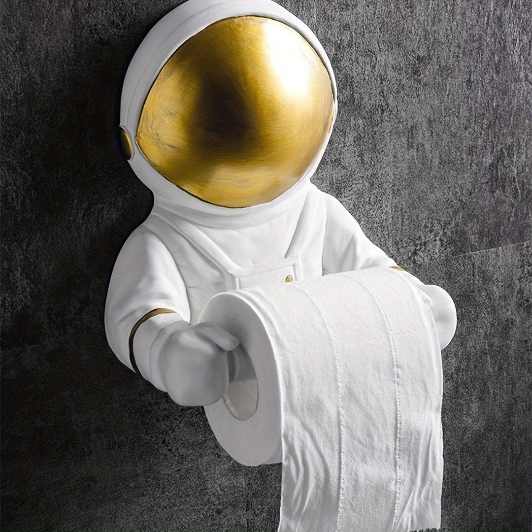 A Wall Decoration In The Shape Of An Astronaut, A Household Toilet Paper Holder, A Sculpture Of An Astronaut, A Creative And Cute Home Decoration Gift