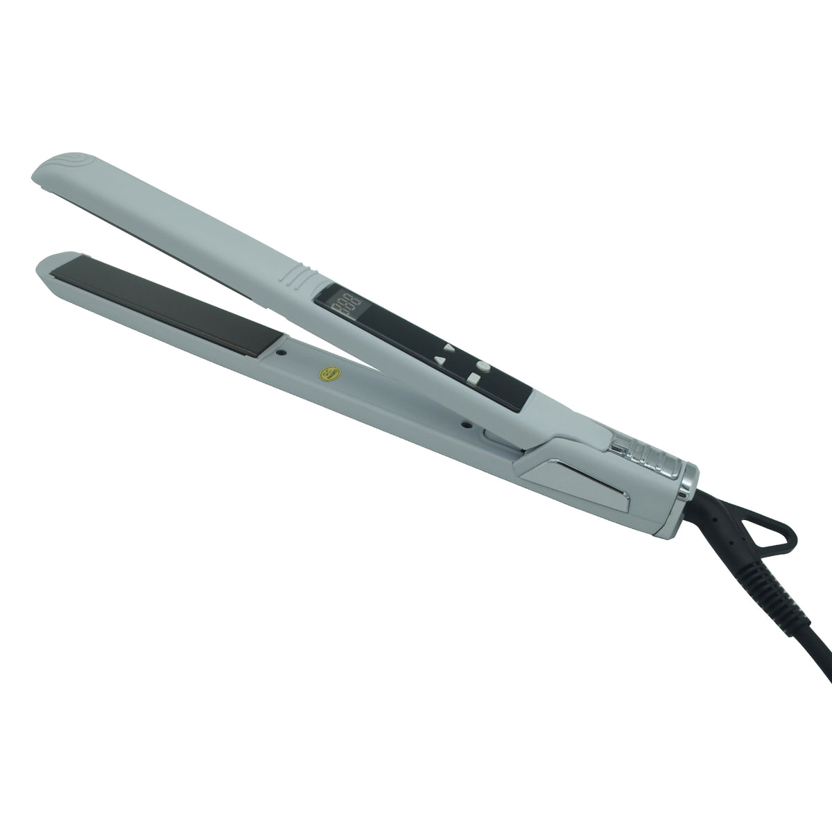 Professional Titanium Hair Straightener with Digital Display - Dual Voltage 110V-220V, 70W High-Power, Ergonomic Design & Adjustable Heat Settings for Men & Women, Hair Styling Tool, Sleek Styling Appliance, Adjustable Heat S