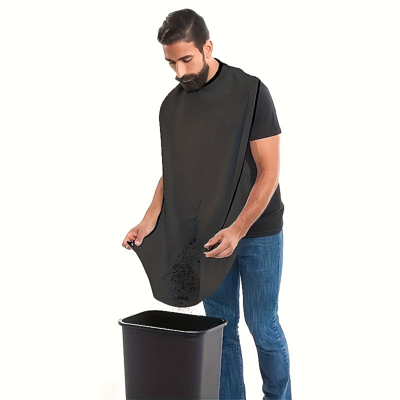 Stay Sharp Stylish Premium Leak Proof Beard Shaving Apron for Men Barber Grade Beard Apron Adjustable for Precision Shaves(Appeals to pro quality seekers)