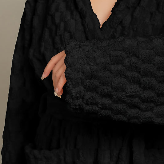 A Coral Fleece Cloud Robe That Is Soft And Comfortable, Quick-Drying And Absorbent, Suitable for Gym, Bathing, Surfing, Hotels, Bathrooms, Traveling, And Other Occasions.