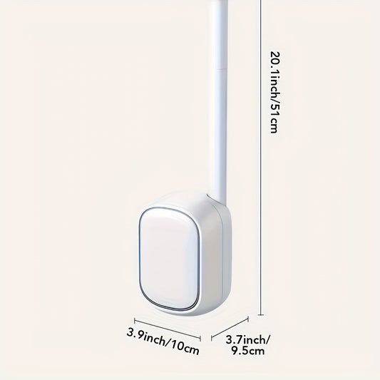 Disposable Toilet Brush. Household Cornerless Bathroom Cleaning Energy, Wall-mounted Toilet Brush with 6 Heads